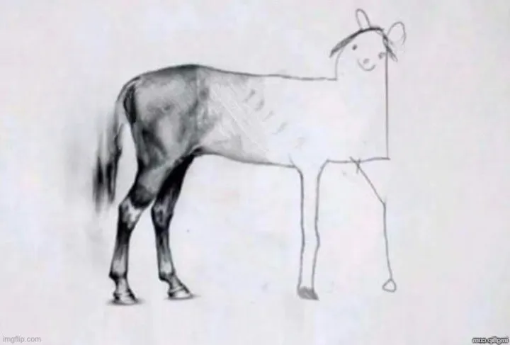 Bad Horse meme template