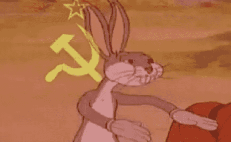 bugs bunny communist meme template