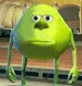 mike wazowski meme template