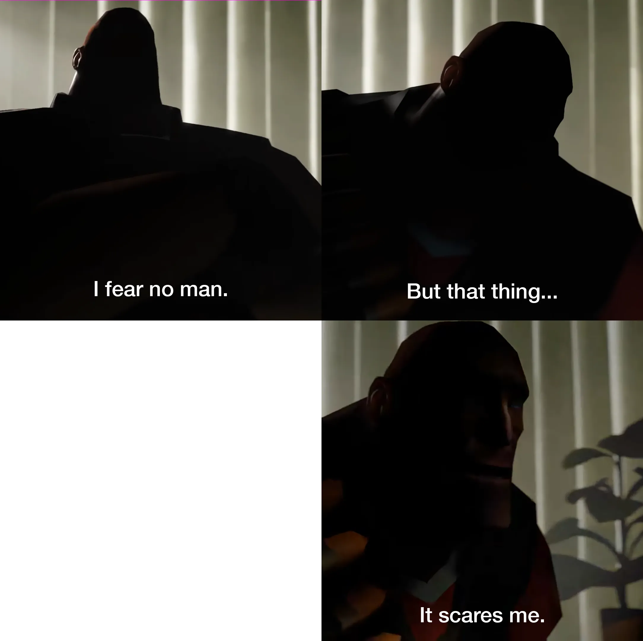 i fear no man meme template