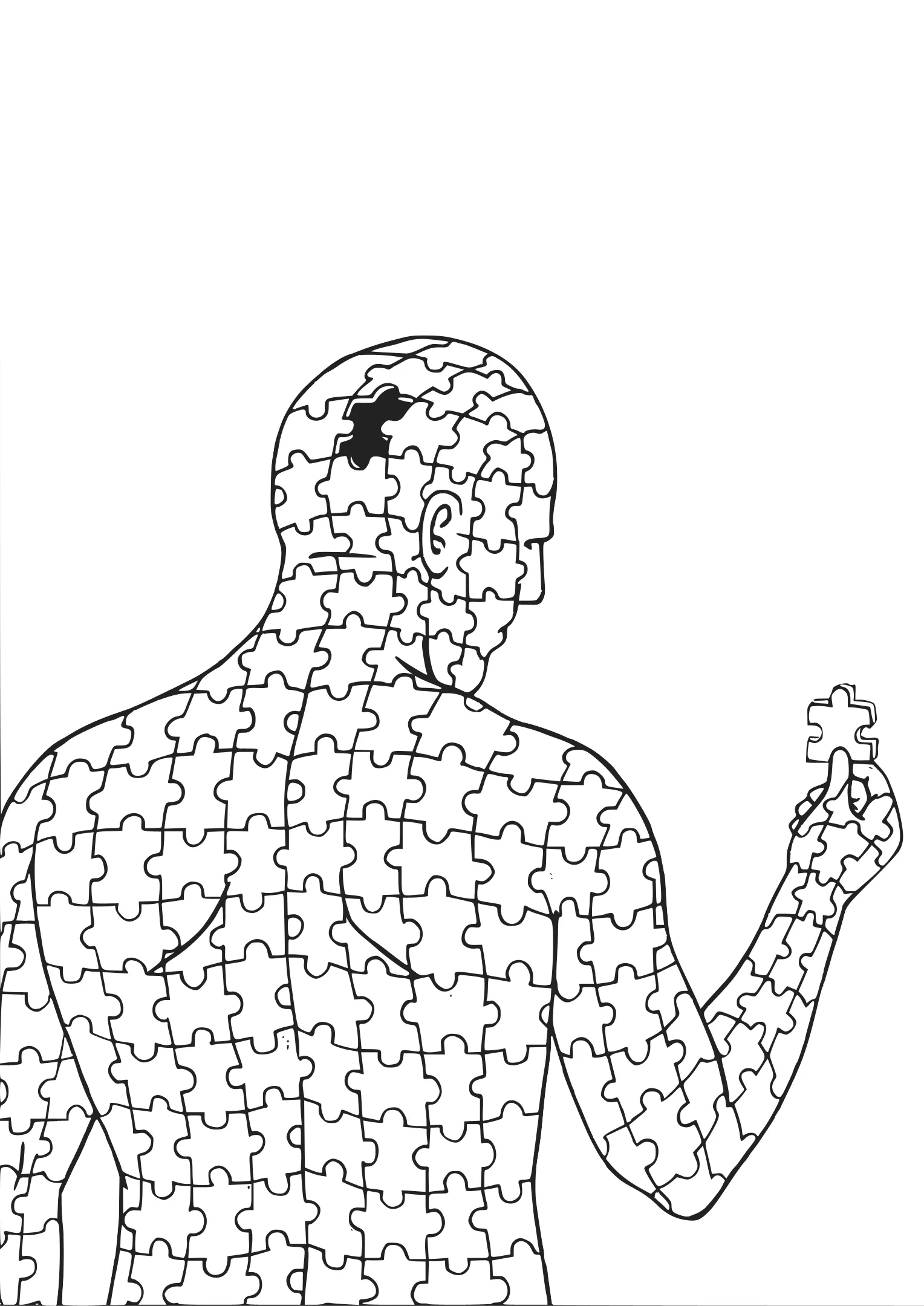 Puzzle Head meme template