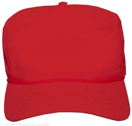 blank red maga hat meme template